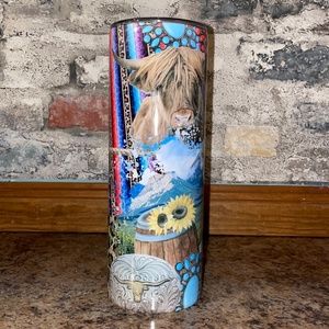 Cow sublimated tumbler
